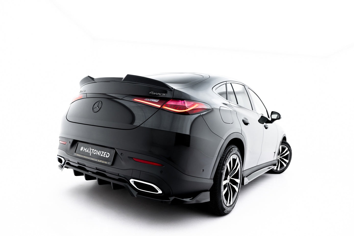 Rear Splitter (with vertical bars) Mercedes-Benz GLC Coupe C254