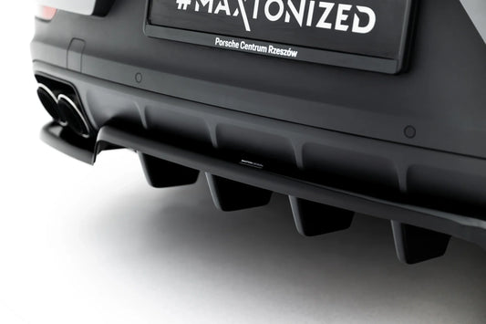Rear Splitter (with vertical bars) Porsche Cayenne SUV / Coupe Mk3 Facelift
