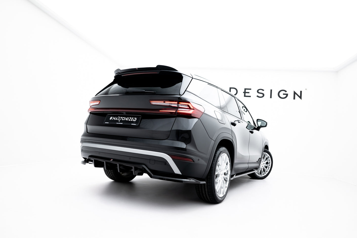 Rear Splitter (with vertical bars) Skoda Kodiaq Mk2