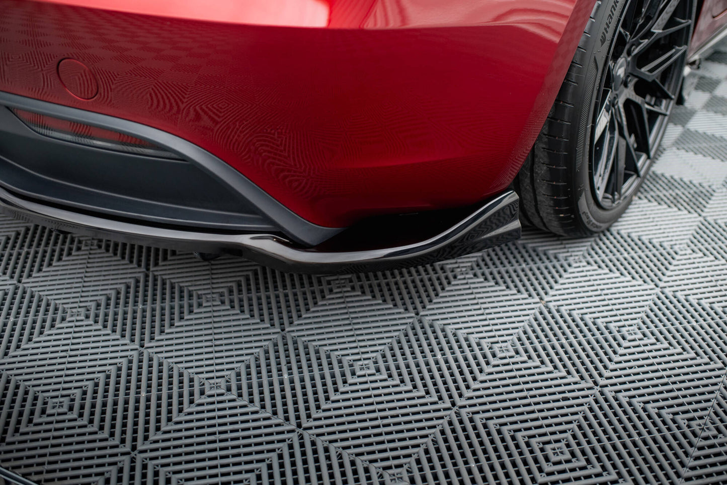 Rear Splitter (with vertical bars) V.1 Tesla Model 3 Project Highland(Facelift)