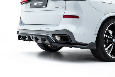 Rear Splitter (with vertical bars) V.2 BMW X5 M-Pack G05 Facelift