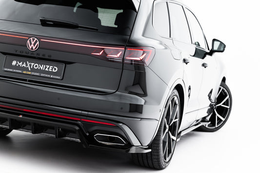 Rear Splitter (with vertical bars) Volkswagen Touareg R-Line Mk3 Facelift