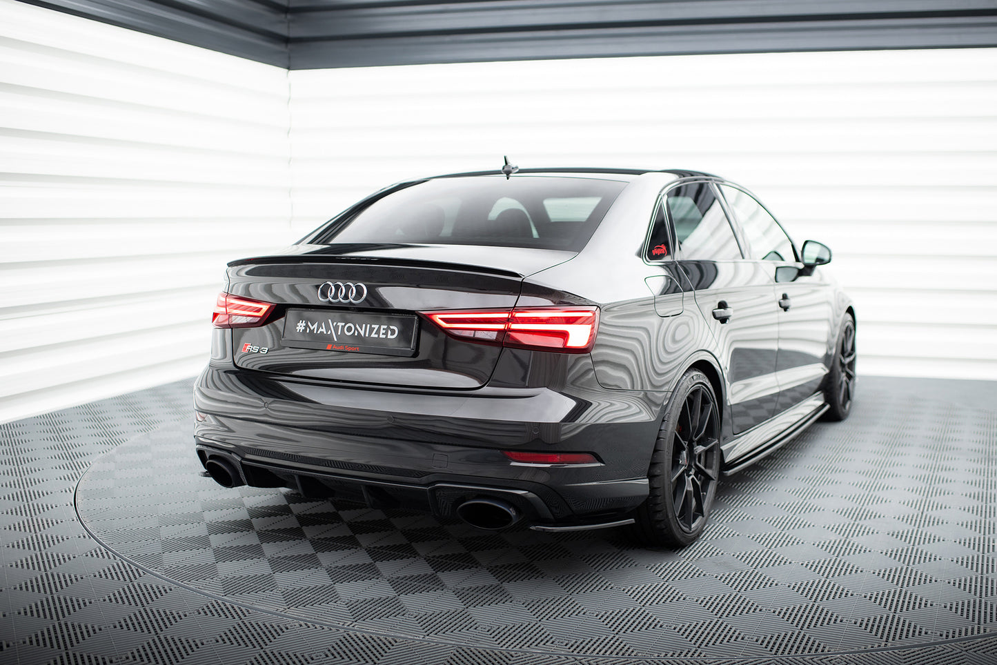 Rear Side Splitters Audi RS3 Sedan 8V Facelift