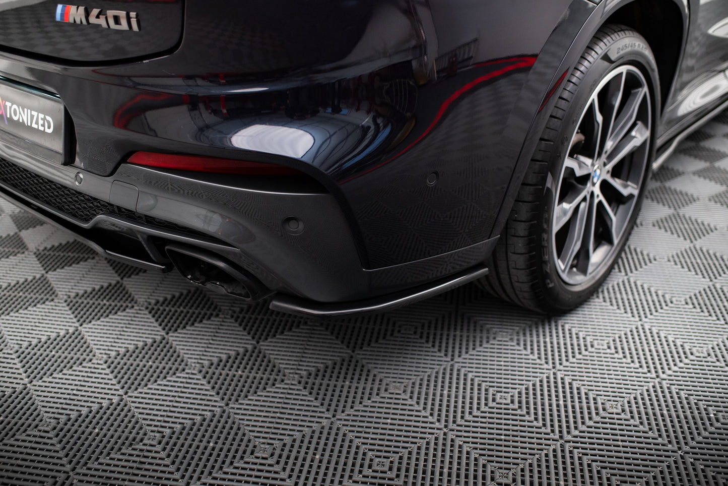 Rear Side Splitters for BMW X4 M40i G02