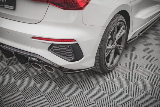 Rear Side Splitters V.2 Audi S3 / A3 S-Line Sportback 8Y