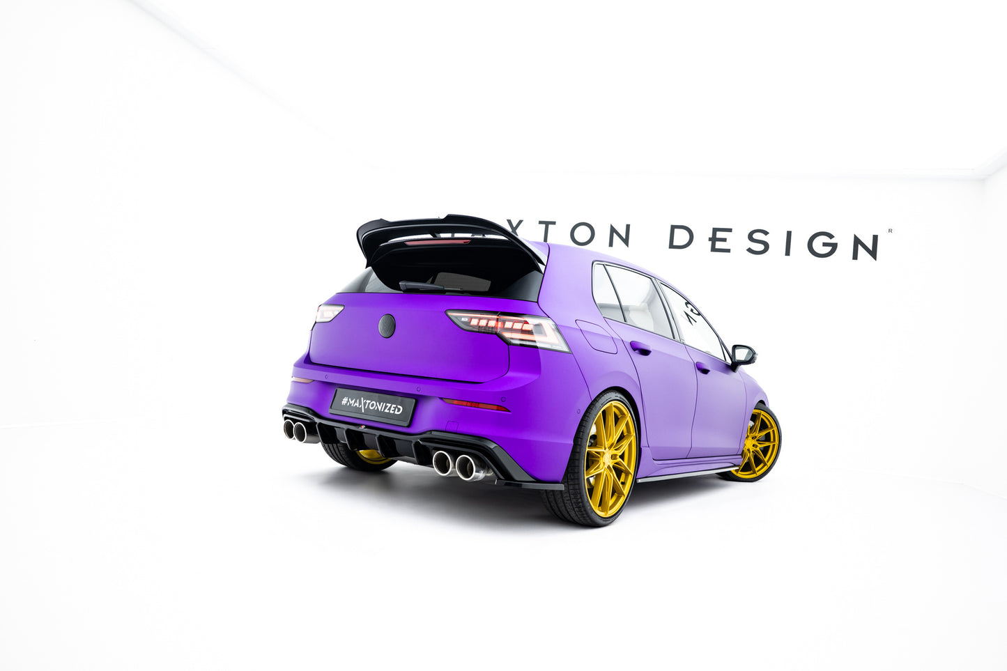 Rear Side Splitters V.4 for Volkswagen Golf R Hatchback Mk8 Facelift