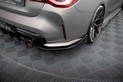 Rear Side Splitters V.5 (For rear valance v.1)  BMW M4 G82 / G82 Facelift