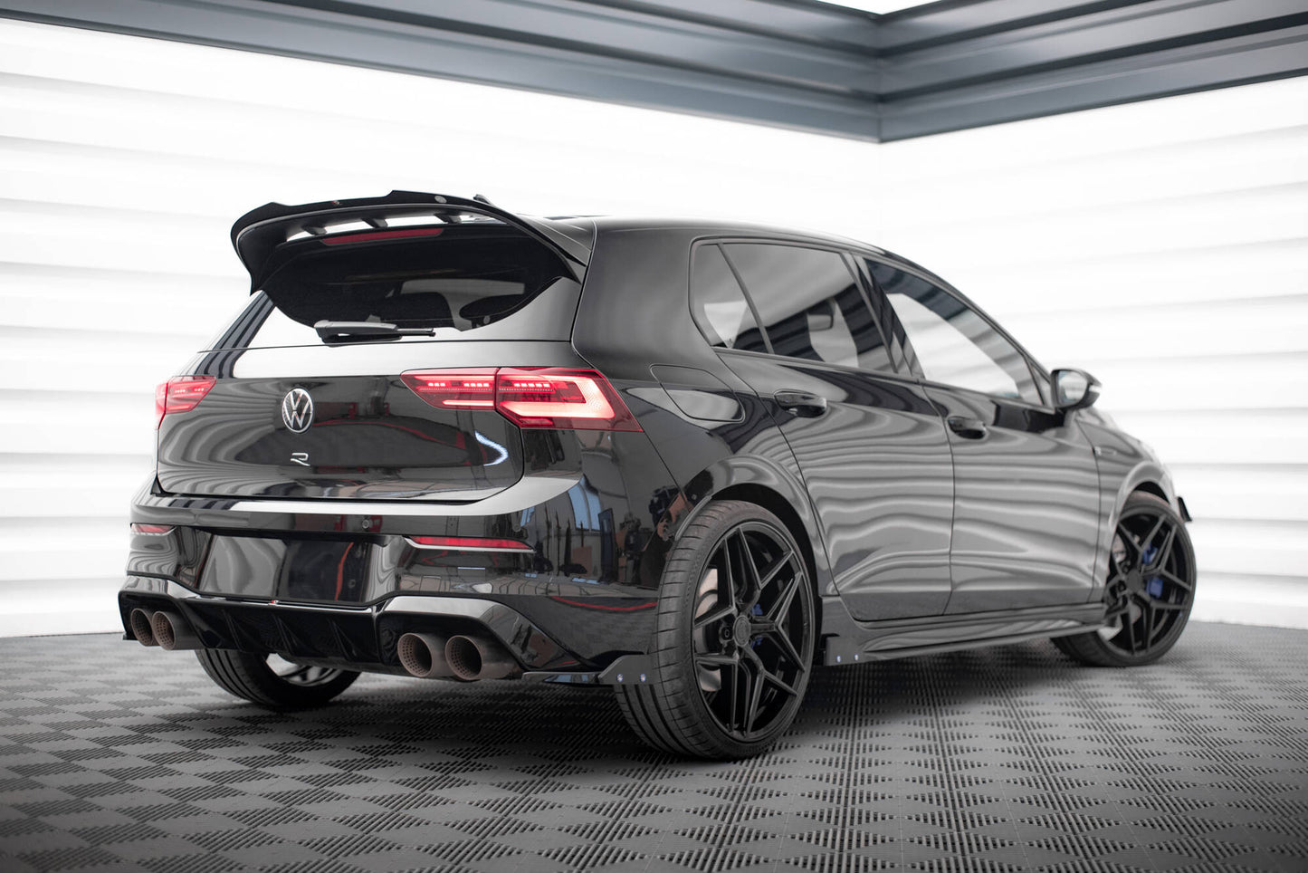 Rear Side Splitters V.5 + Flaps Volkswagen Golf R Hatchback Mk8