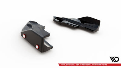 Rear Side Splitters V.6 + Flaps Volkswagen Golf R Hatchback Mk8 Facelift