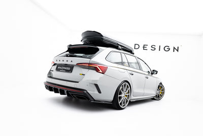 Rear Side Splitters V.7 Skoda Octavia RS Liftback / Combi Mk4 