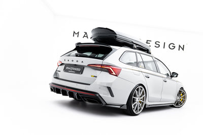 Rear Side Splitters V.8 Skoda Octavia RS Liftback / Combi Mk4 
