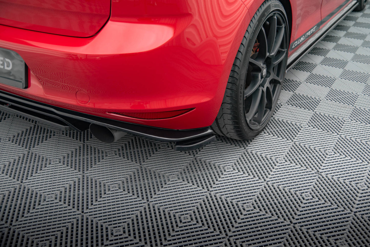 Rear Side Splitters Volkswagen Golf GTI Clubsport Mk7