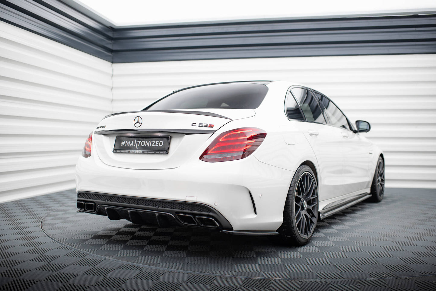 REAR VALANCE Mercedes C-Class Sedan / Estate W205 / S205 63AMG 