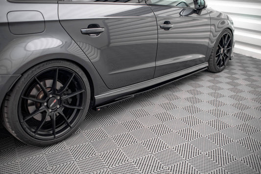 Set of Splitters Audi S3 Sportback 8V Facelift