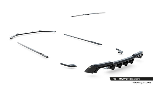 Set of Splitters Audi S3 Sportback 8V Facelift