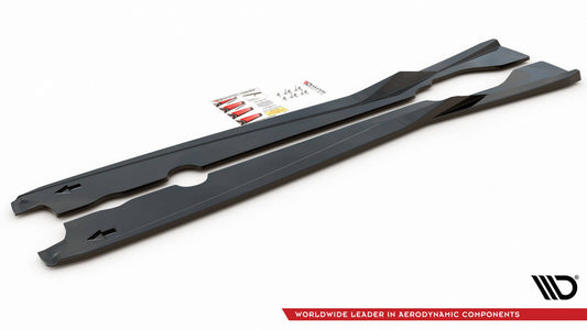 Set of Splitters Chevrolet Corvette C8