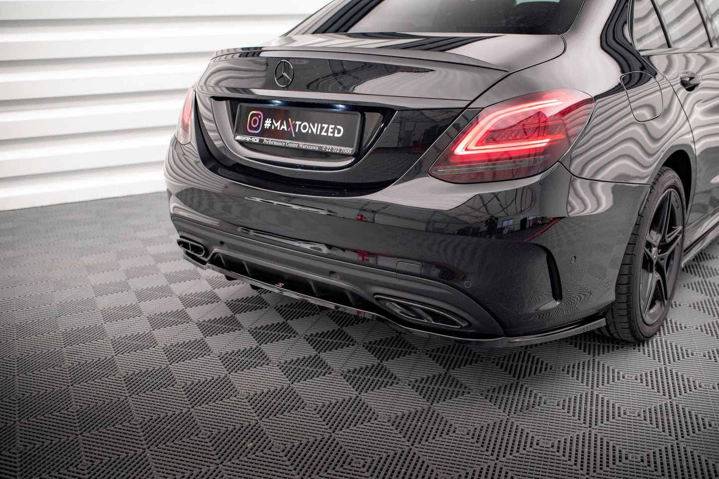 Set of Splitters Mercedes-Benz C AMG-Line Sedan / Estate W205 Facelift / S205 Facelift