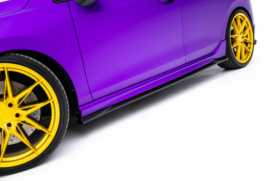 Set of Splitters V.2 Volkswagen Golf R Hatchback Mk8 Facelift