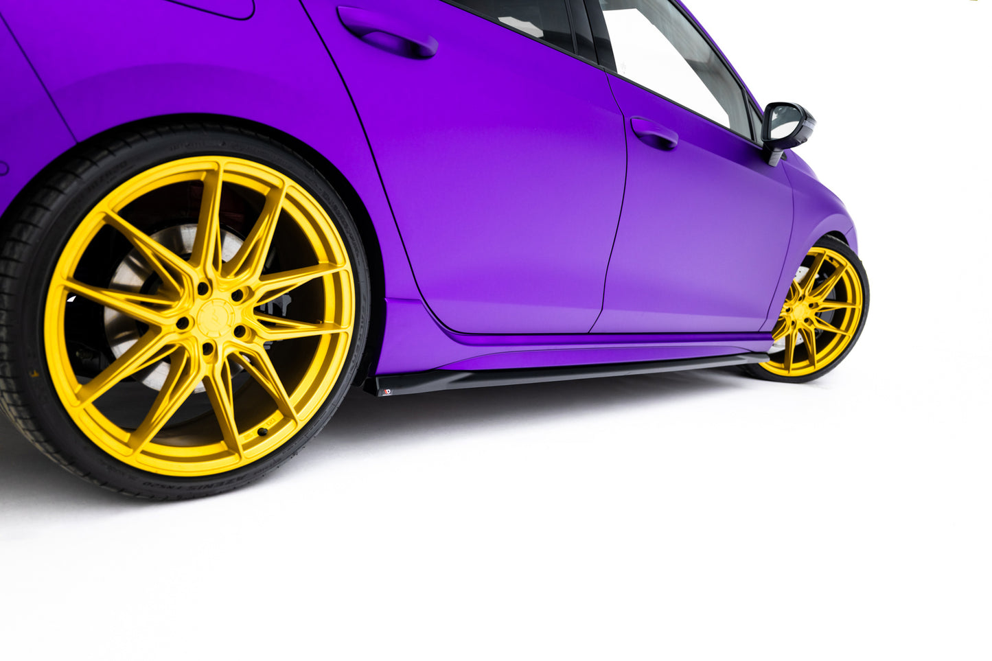 Set of Splitters V.2 Volkswagen Golf R Hatchback Mk8 Facelift