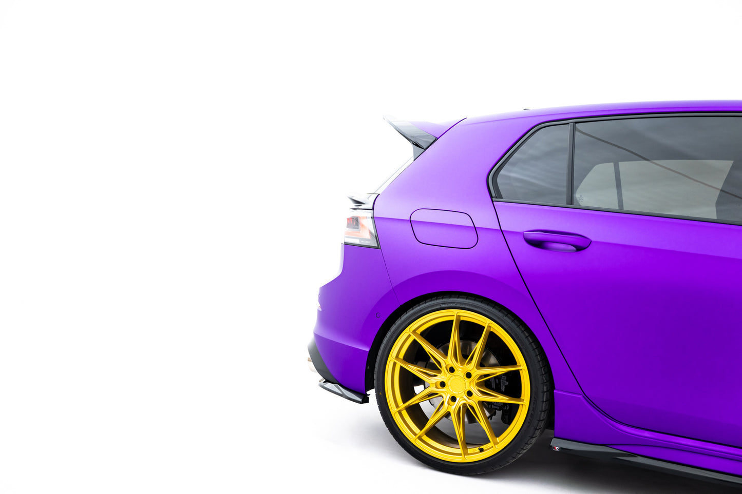 Set of Splitters V.2 Volkswagen Golf R Hatchback Mk8 Facelift