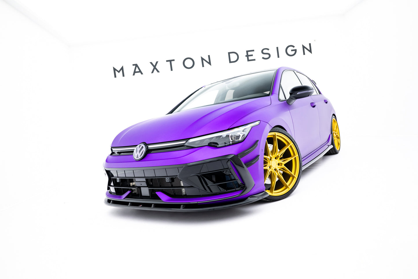 Set of Splitters V.2 Volkswagen Golf R Hatchback Mk8 Facelift