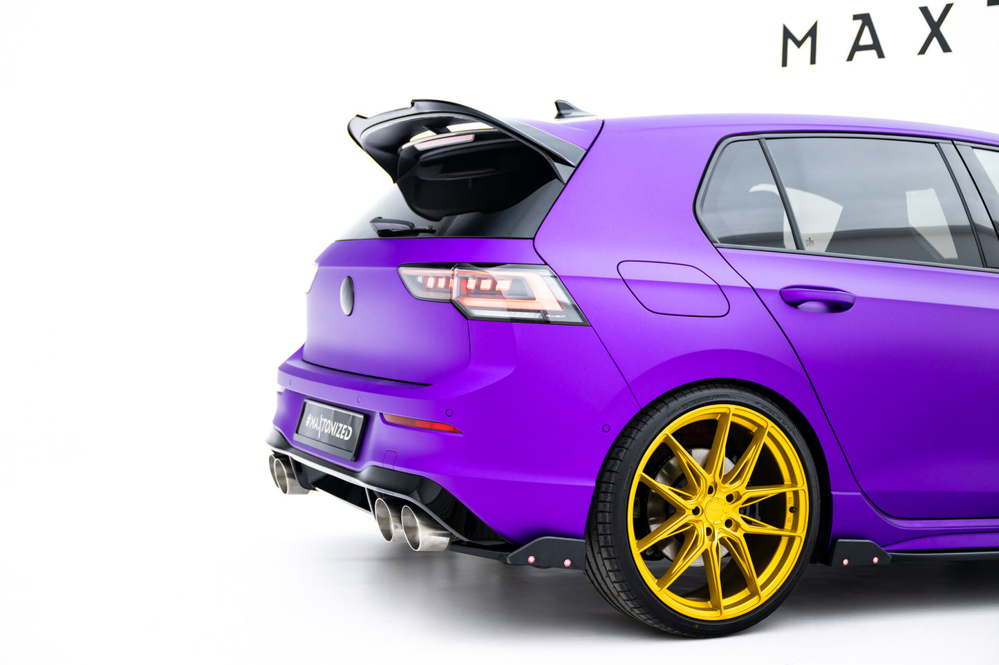 Set of Splitters V.3 Volkswagen Golf R Hatchback Mk8 Facelift