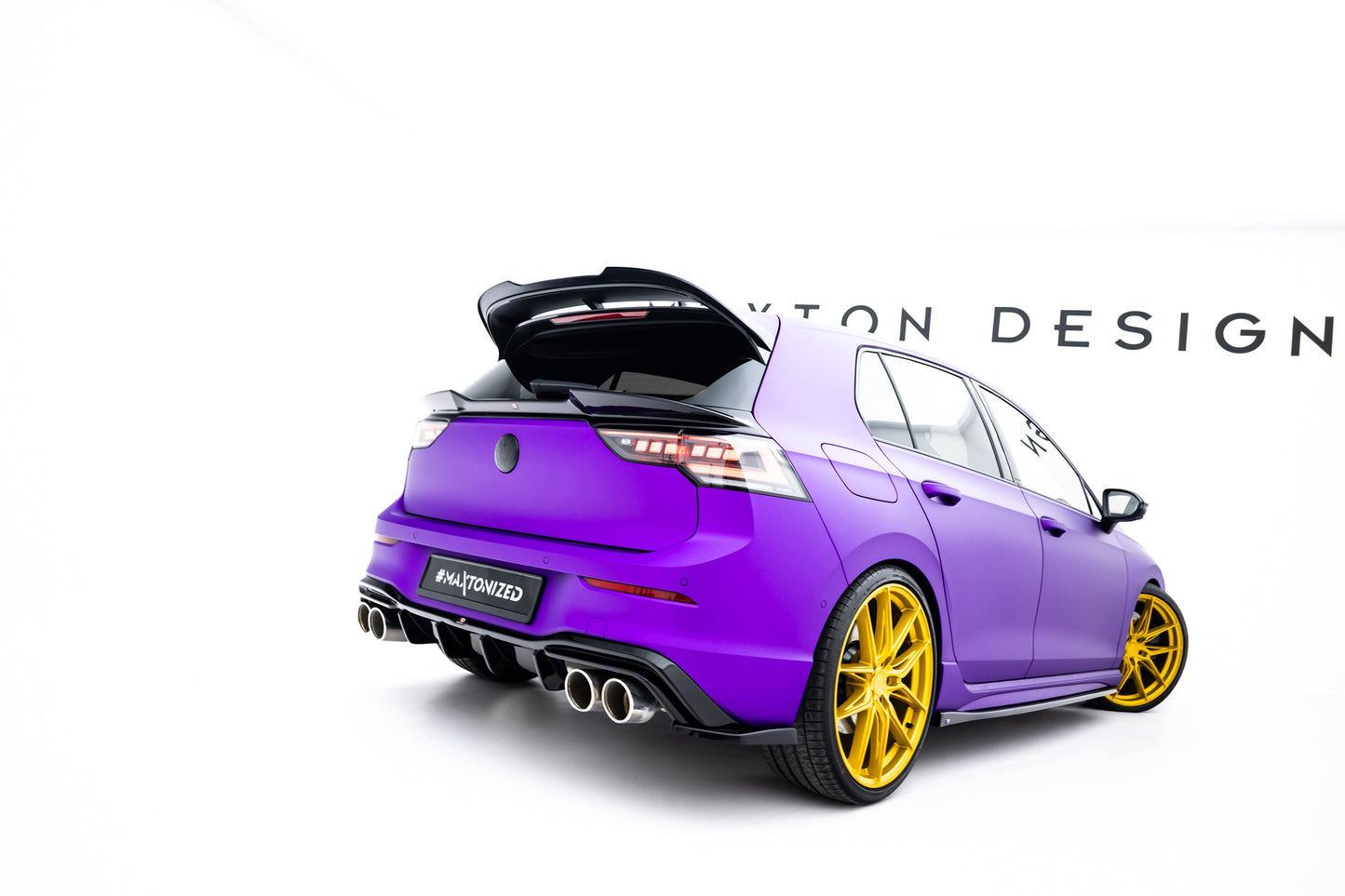 Set of Splitters V.6 Volkswagen Golf R Hatchback Mk8 Facelift